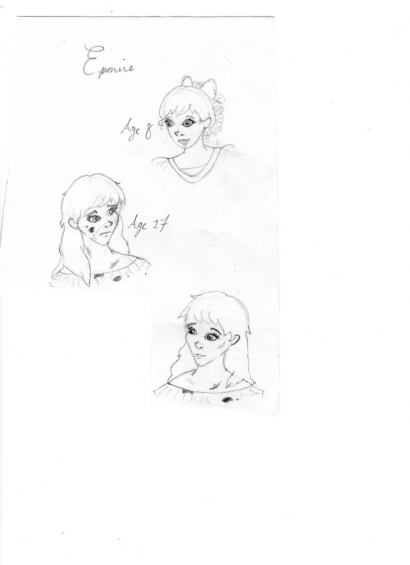 Eponine sketches (from the book)