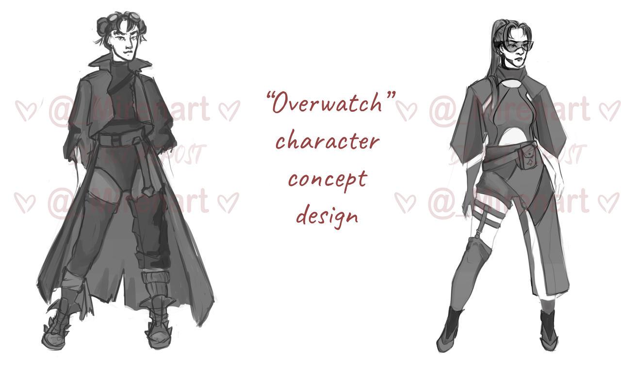 Overwatch character concept by Mirenart on DeviantArt