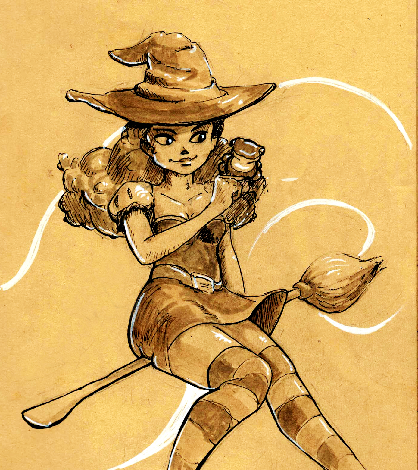 #inktober day 13: Witch