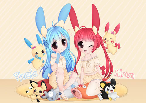 Plusle and Minun