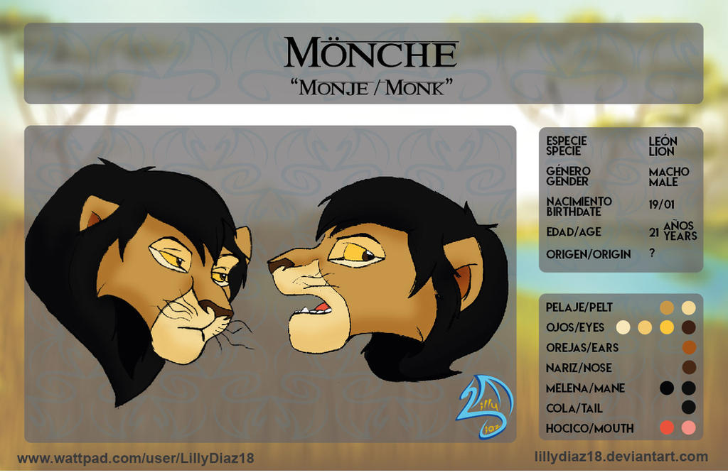 Monche Monche - Headshots Reference Sheet by LillyDiaz18 on DeviantArt