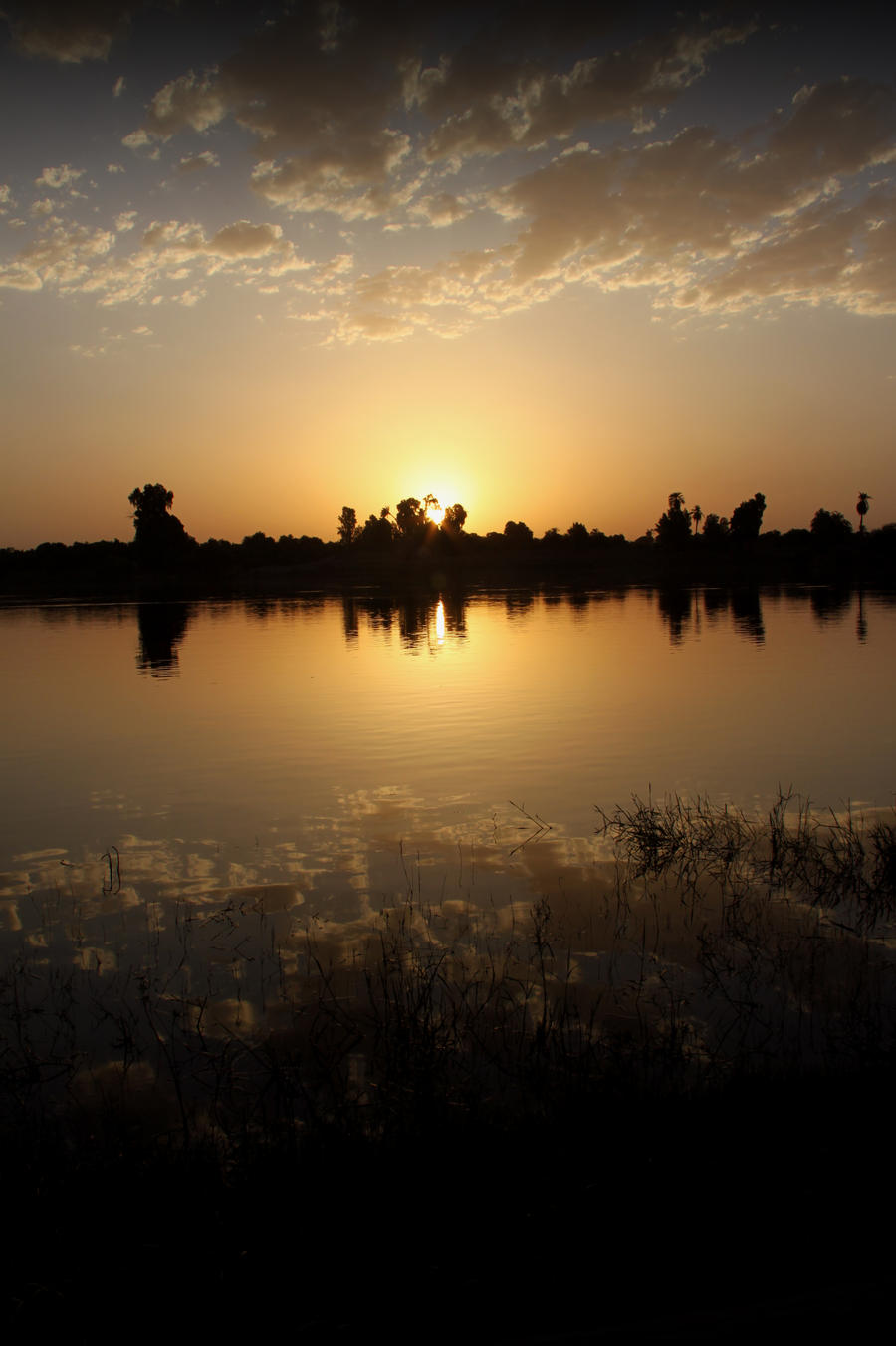 Sunset over the Nile