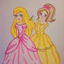 Redraw of Kreamimi's Disney princesses. 