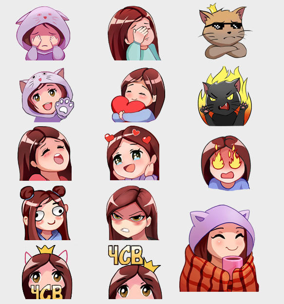 Sub Emotes Twitch for PANAKOTTA by Intruder251 on DeviantArt