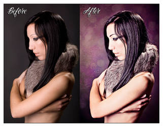 Before and After Retouch