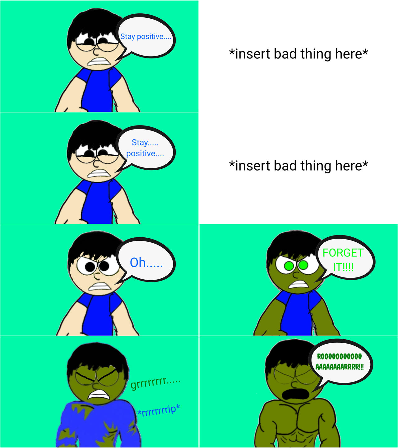 Think Positive Deviantart Rage Positivity Becomes Anger by TheChristianMacLean on DeviantArt