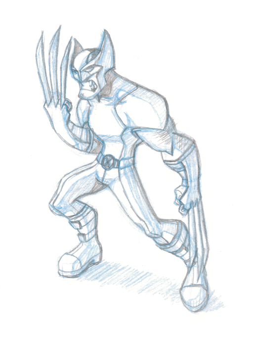 DAILY SKETCH X-Force Wolverine