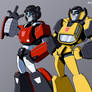 Sideswipe and Sunstreaker