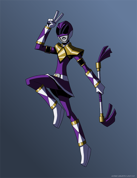 Purple Ranger In Space Purple Ranger by KrisSmithDW on DeviantArt