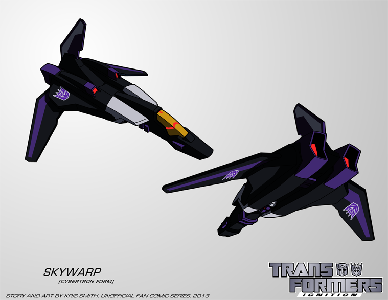 TF:Ignition - Skywarp (Cyb. Alt Mode)