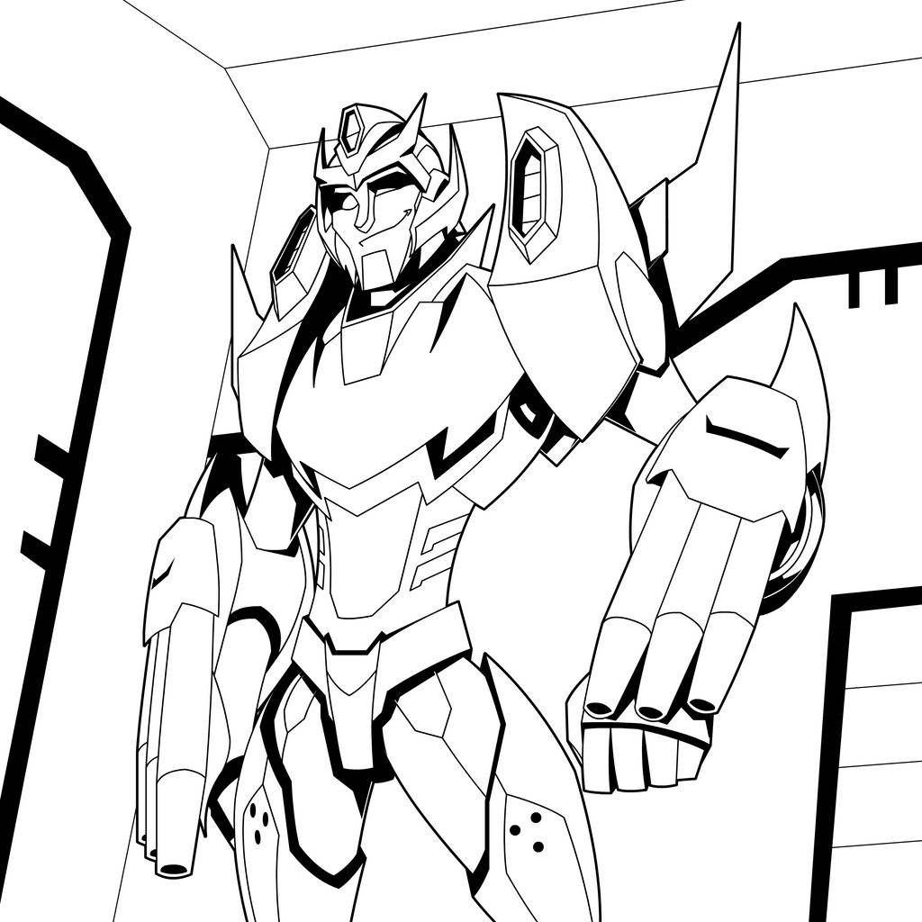 Rodimus Lineart