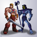 He-Man and Skeletor