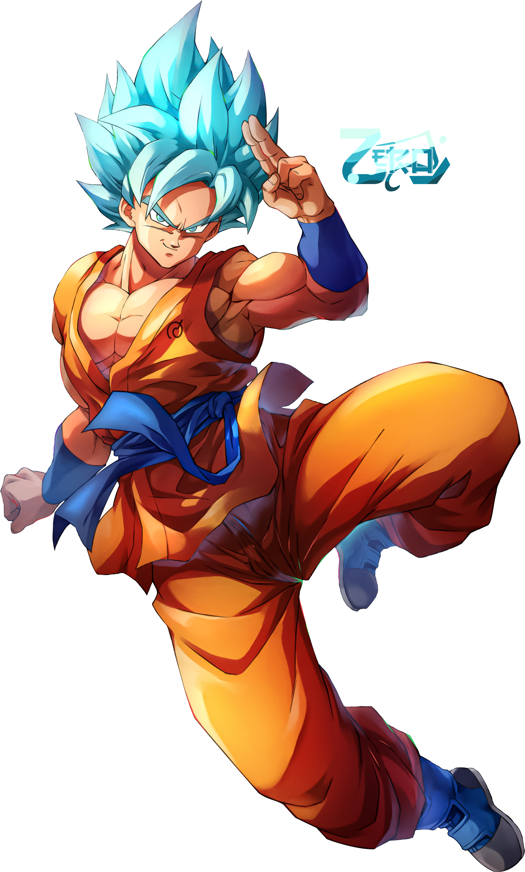 Render Goku SSJ Blue   - [+3500 renders Dragon