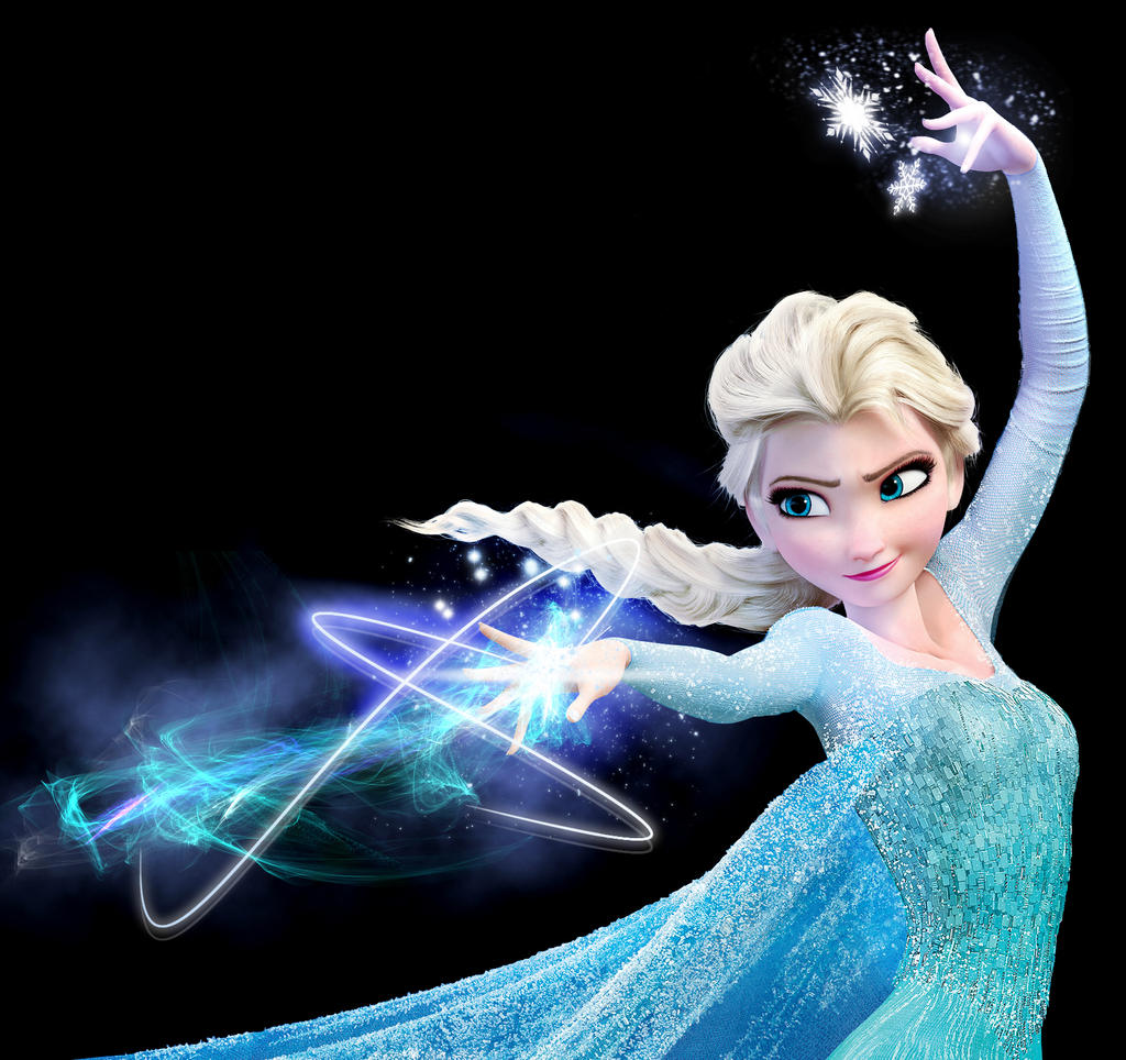 Random Photoshop on Elsa--Magical Elsa by IssacLPH on DeviantArt
