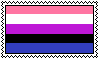 [F2U] Genderfluid Pride Stamp by Luna-The-Fennec