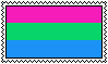[F2U] Polysexual Pride Stamp