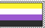 [F2U] Non-binary Pride Stamp