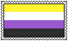 [F2U] Non-binary Pride Stamp by Luna-The-Fennec