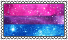 [F2U] Bisexual Galaxy Stamp
