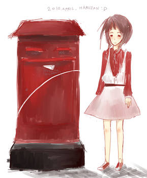 red mailbox