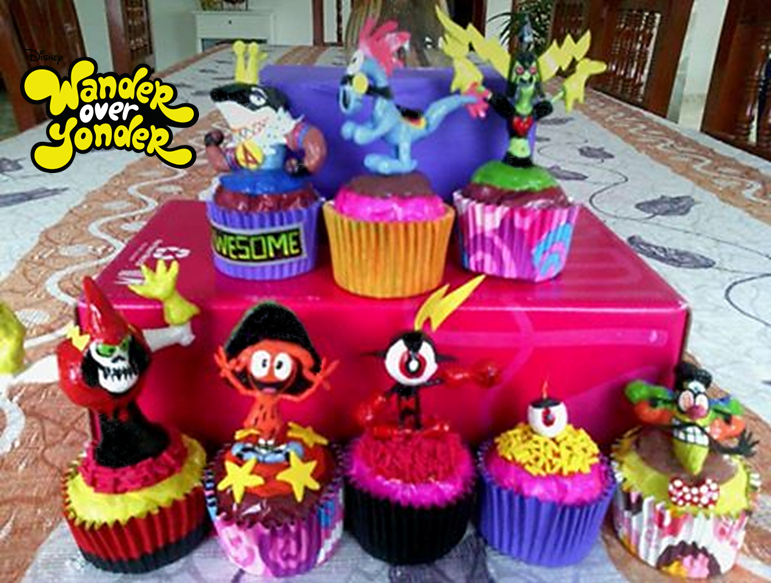 Collection of Wander Over Yonder Cupcakes