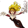 #071 Spider Gwen Swinging in the air