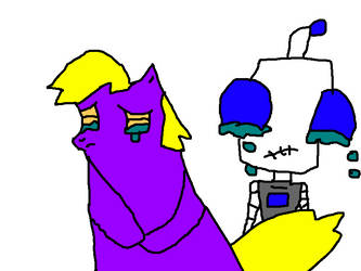 Gir And Derpy Crying''...