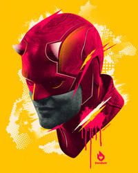 Fun Photo Illustration of Daredevil