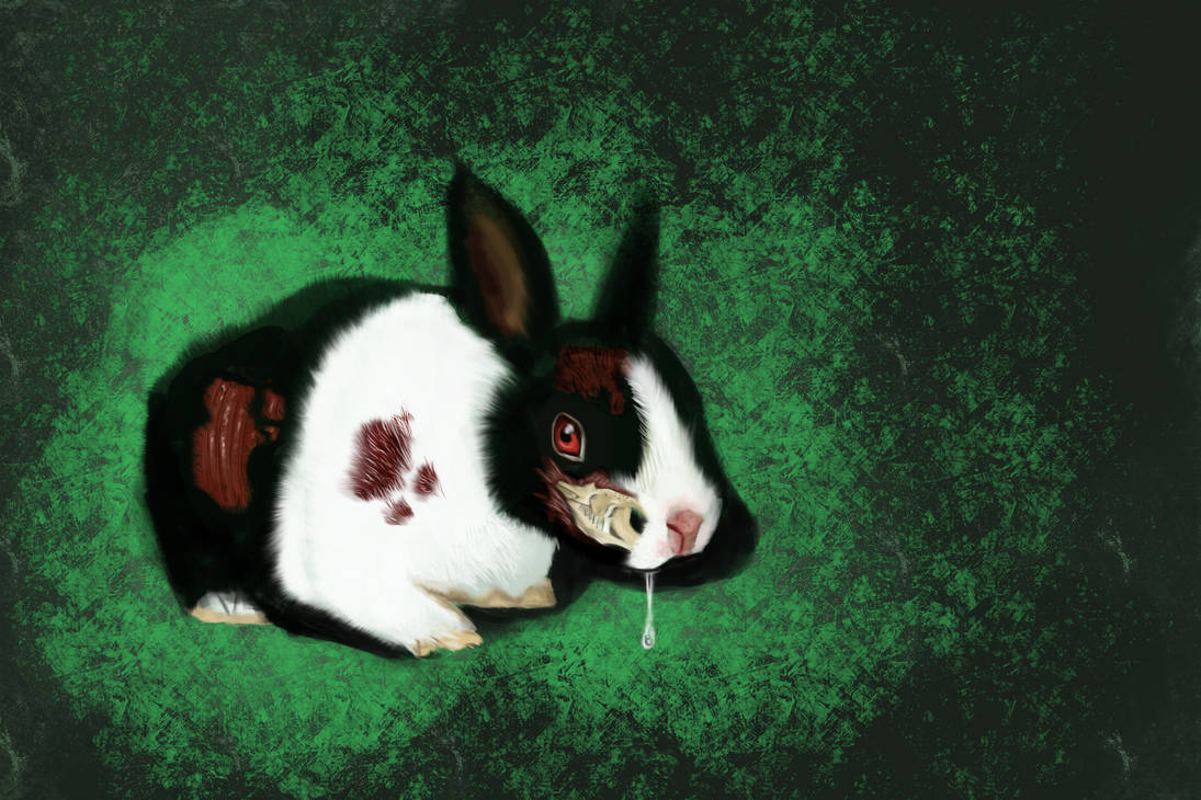 Zombie rabbit by hagigurek on DeviantArt