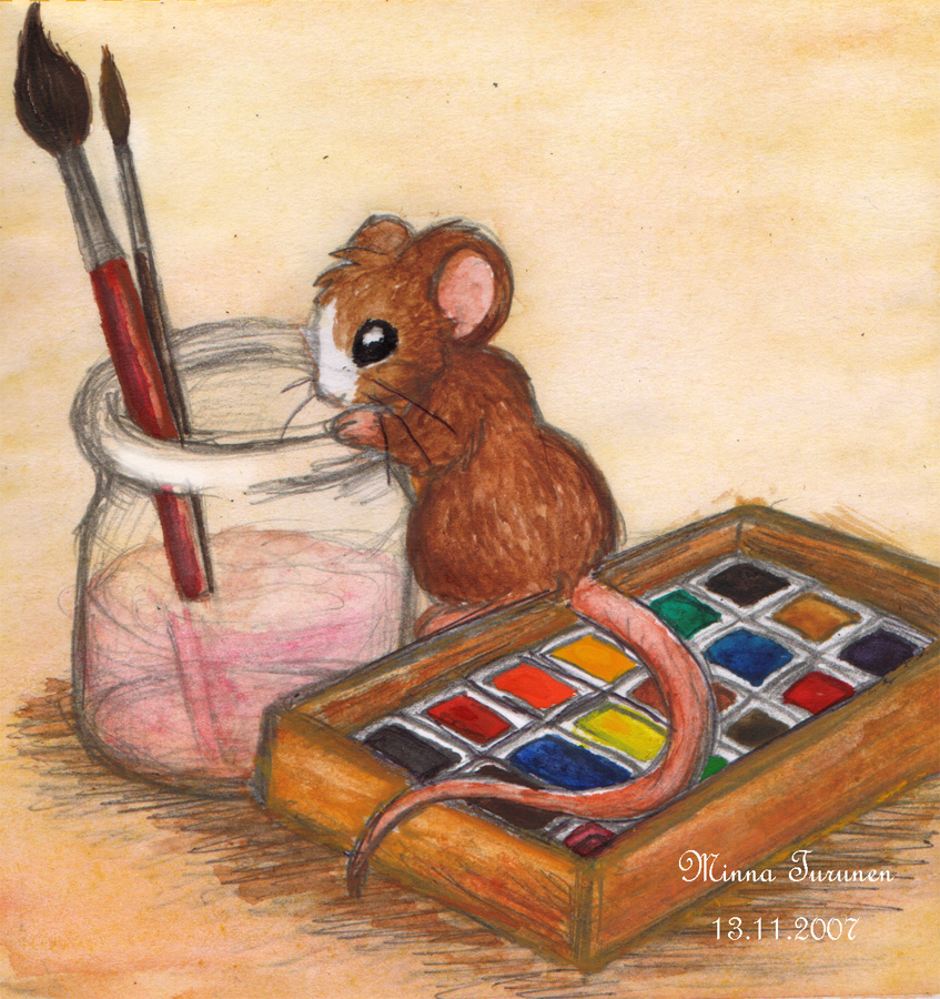 Watercolour Mouse