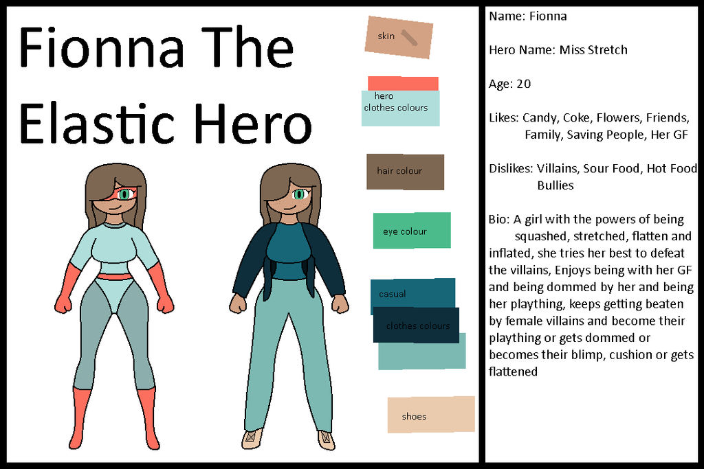 December 2nd: Fionna The Elastic Hero by inflationlover1234 on DeviantArt
