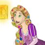 Tangled: Rapunzel WIP Colored