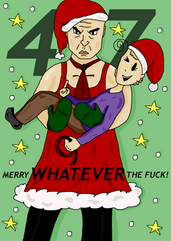 Merry whatever the fuck (Hitman)