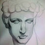 Greek Bust Sculpture Drawing