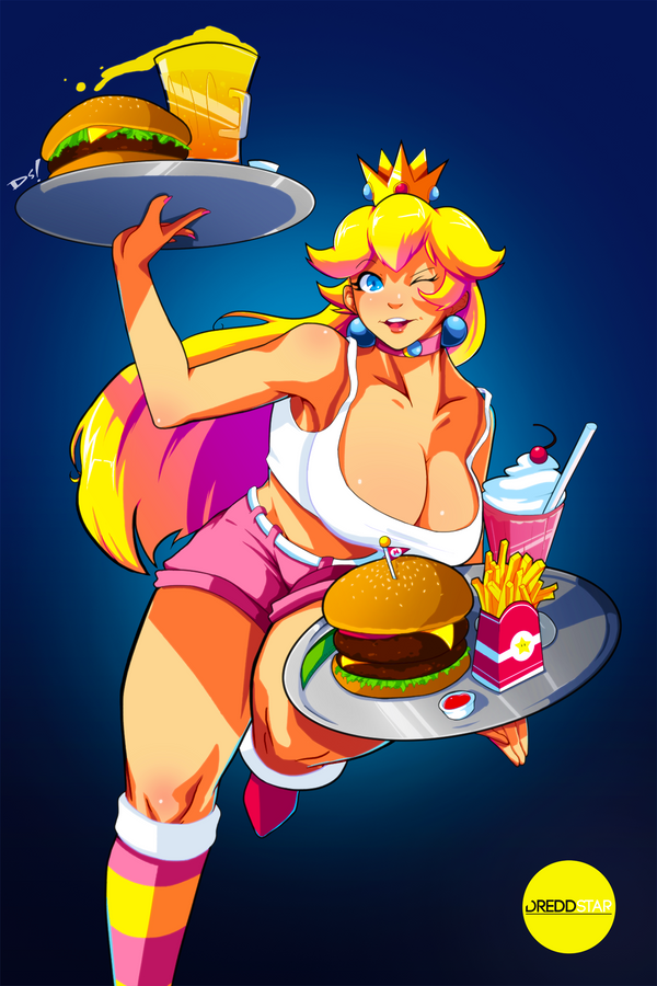 Waitress Peach!