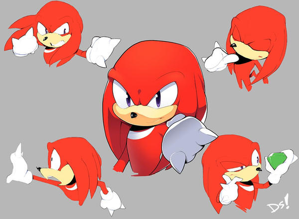 Knuckles Shouting Knuckles Expressions by DreddStar on DeviantArt