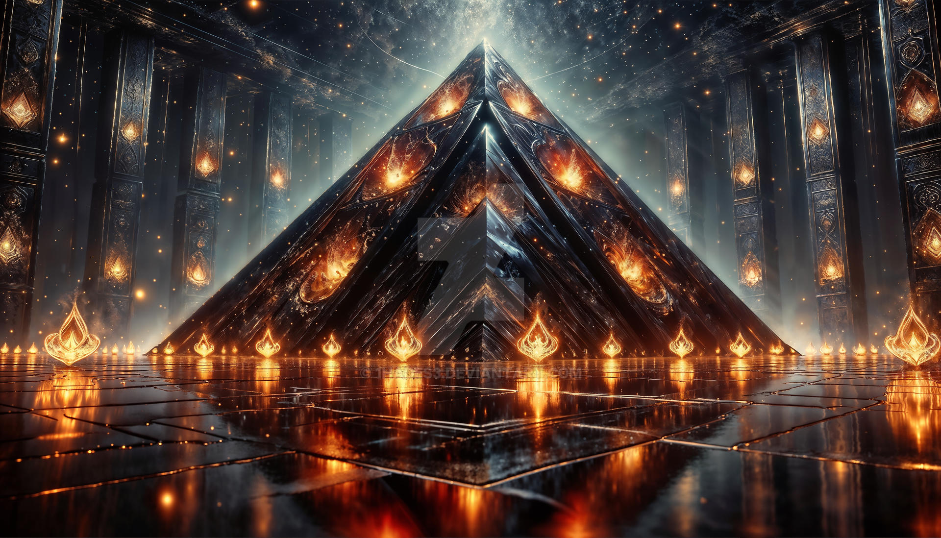 Hall of Ethereal Embers by 1hades3 on DeviantArt