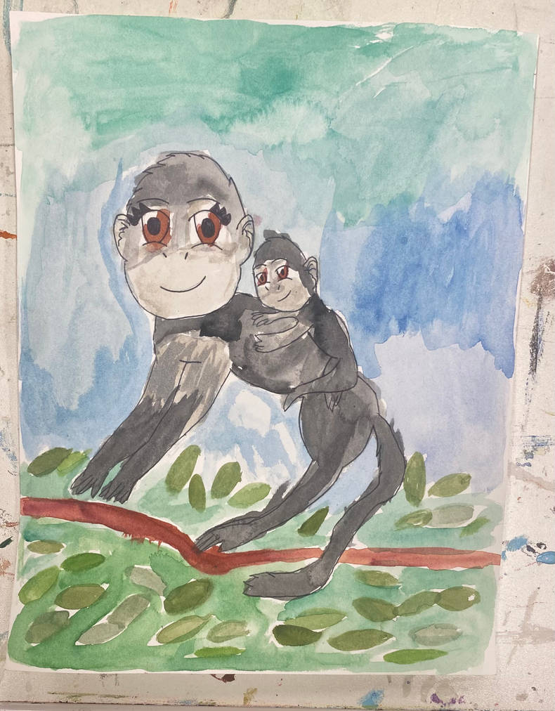 Monkeys by mylittleartshow8 on DeviantArt