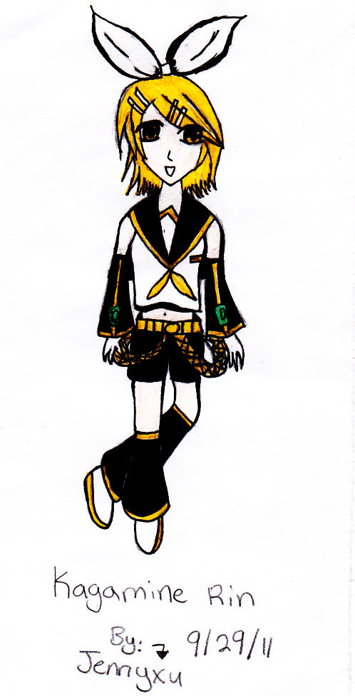 Kagamine Rin by jennyxu2000 on DeviantArt