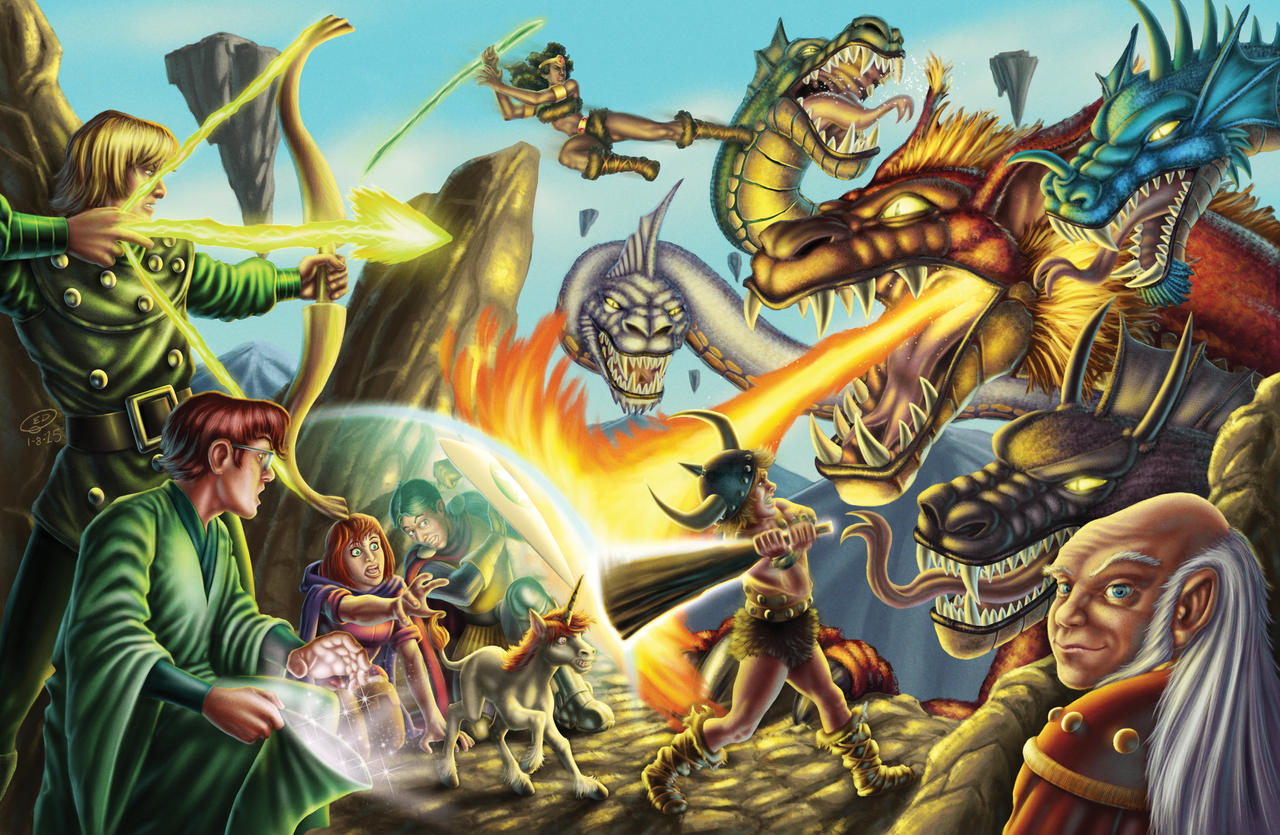 Fan Art Feature 10 Dungeons and Dragons TV series by Shadow-Dragon-777