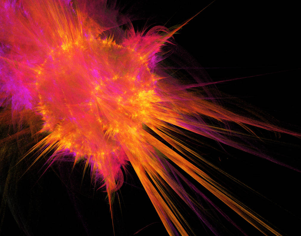 Pink and Orange Explosion by Kelpalots on DeviantArt