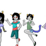 Homestuck Girls in summer attire (minus aradia)