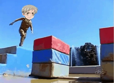 Hetalia - Wipeout: gif - Prussia