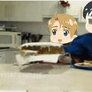 Hetalia - AFV - gif - Chibi America and Japan