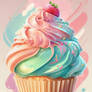 Pastel Cupcake