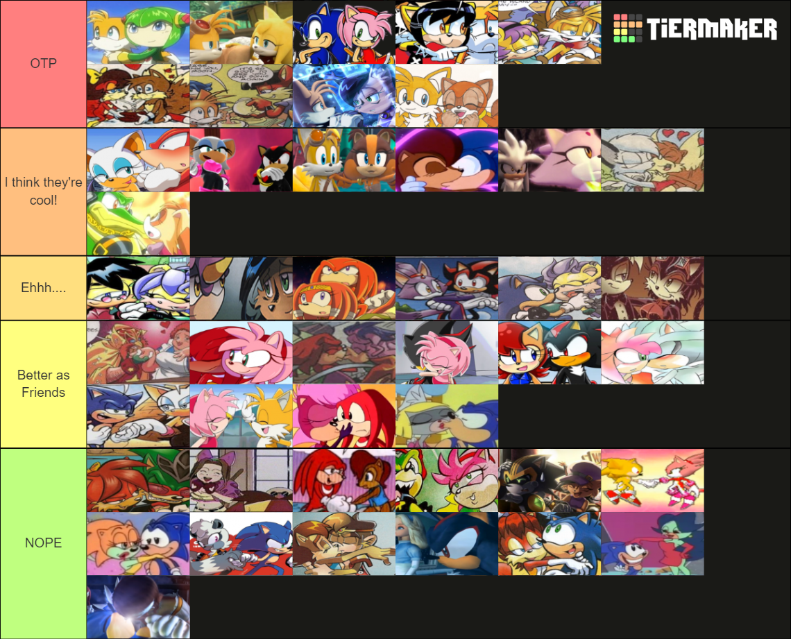 Smash or pass tier list by wyatt123455 on DeviantArt