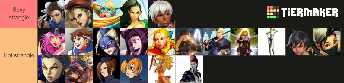 Smash or pass tier list by wyatt123455 on DeviantArt