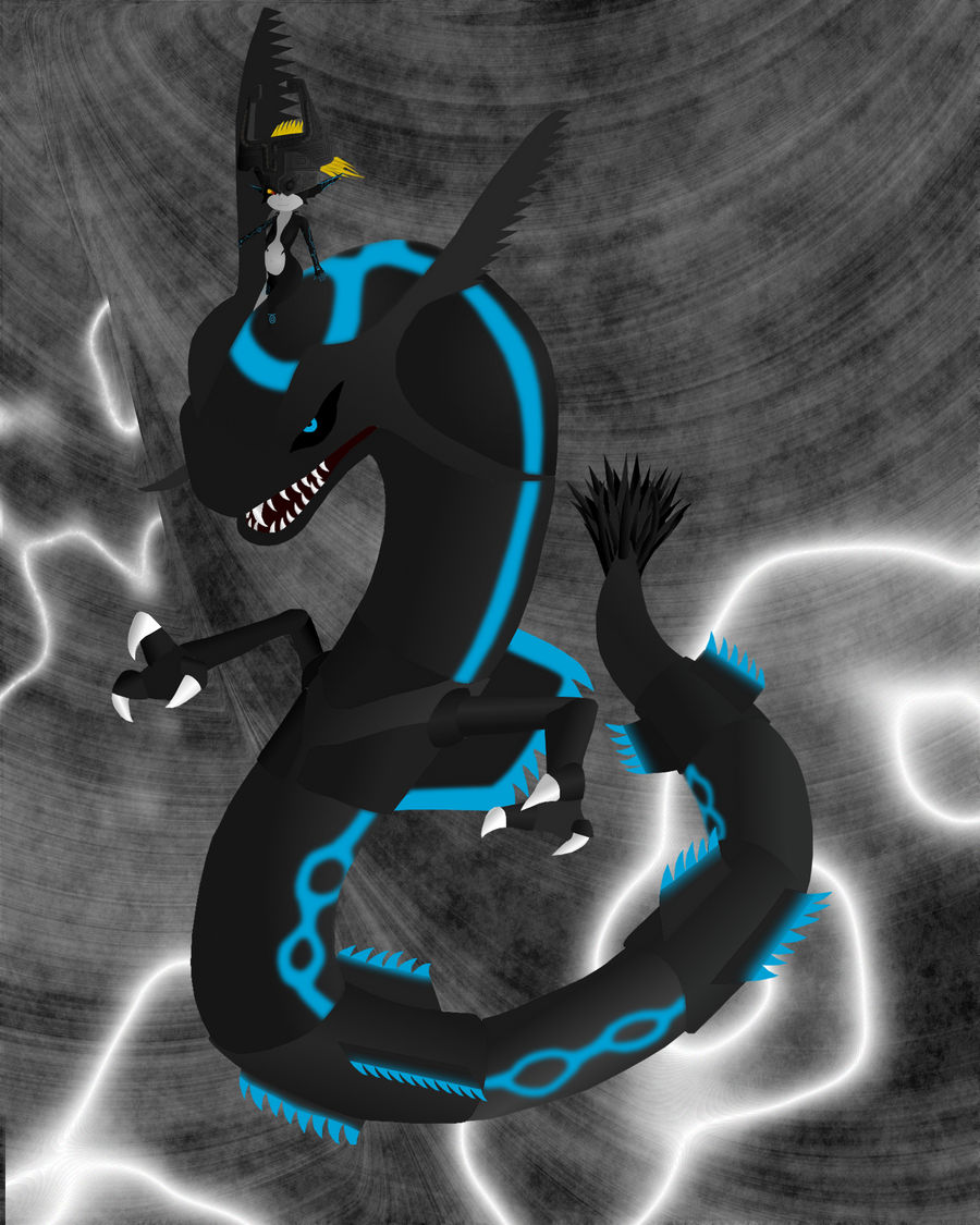 Shiny Mega Rayquaza  Dragon Pulse by ishmam on DeviantArt