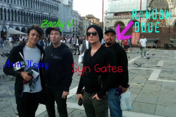 Arin, Zacky, Brian and Random Guy