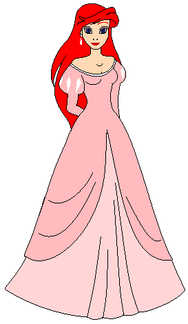 ariel pink dress clipart Ariel & Prince Eric Clip Art Images